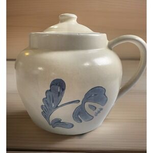 Pfaltzgraff Stoneware YORKTOWNE Handled Bean Pot Cookie Jar with Lid ~ USA ~ #70